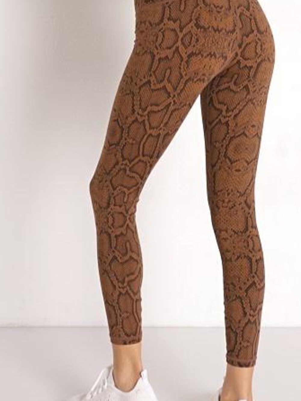 Varley FreeSoft™ High-Rise 25" Brown Snake Print Legging (S)